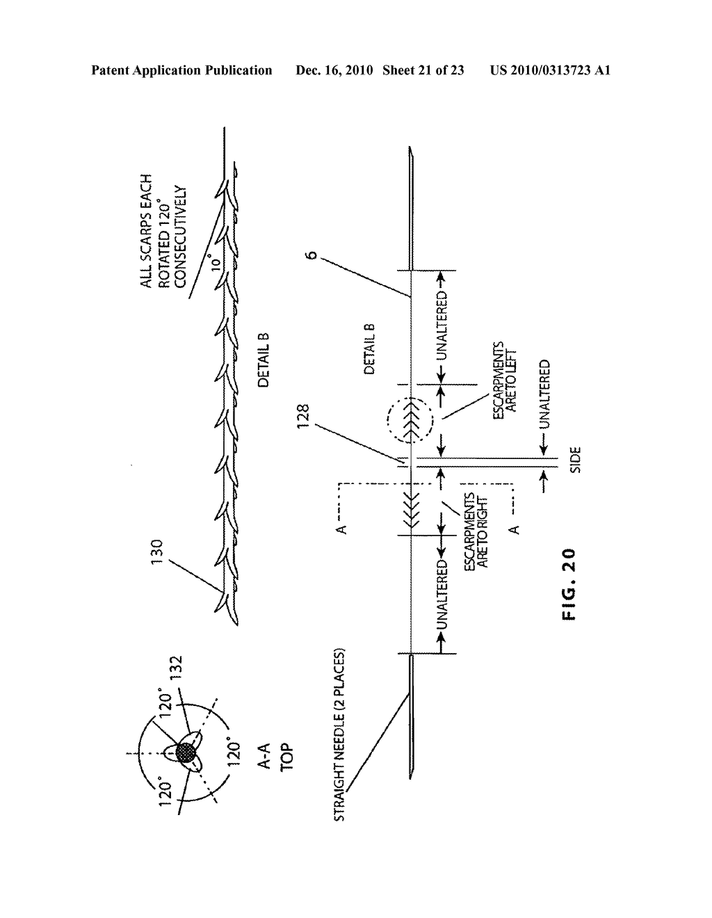 SYSTEM FOR CUTTING A SUTURE TO CREATE TISSUE RETAINERS OF A DESIRED SHAPE AND SIZE - diagram, schematic, and image 22