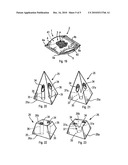 FUNNEL ELEMENT FOR MOCHA PROVIDED WITH PERFORATION MEANS AND CARTRIDGE THEREFOR diagram and image