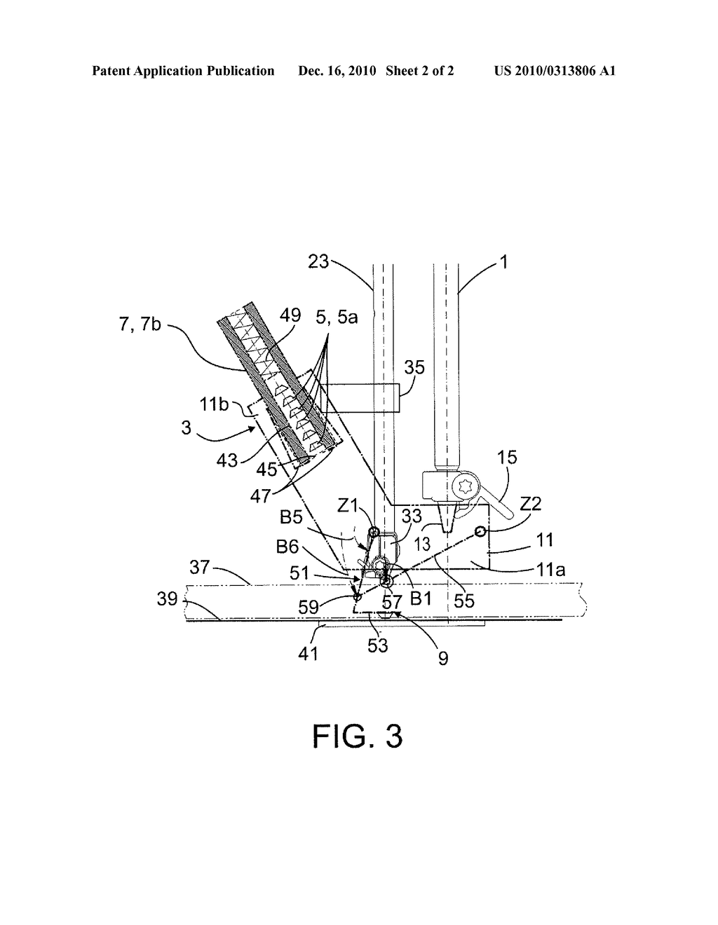 PLACEMENT DEVICE FOR PLACING DECORATIVE ELEMENTS ON A TEXTILE OR NON-TEXTILE SHEET MATERIAL - diagram, schematic, and image 03