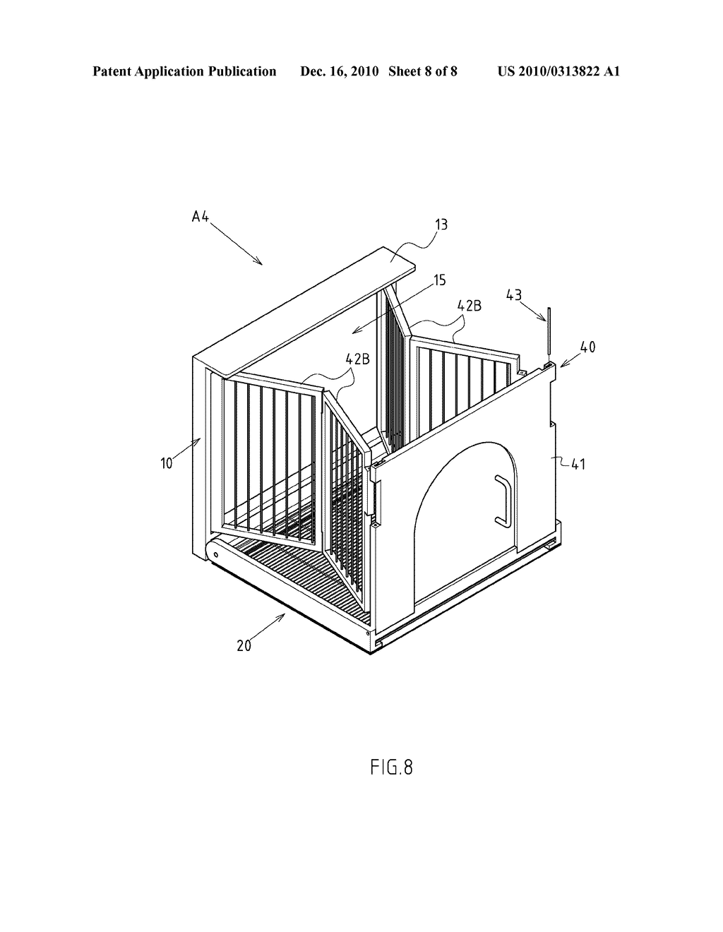 FOLDABLE PET CAGE - diagram, schematic, and image 09