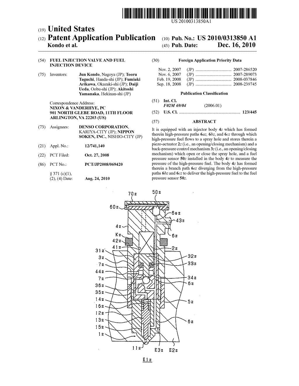 FUEL INJECTION VALVE AND FUEL INJECTION DEVICE - diagram, schematic, and image 01