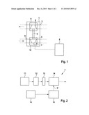 Method and device for providing a rotational speed and temperature indication of a supercharging device for an internal combustion engine diagram and image