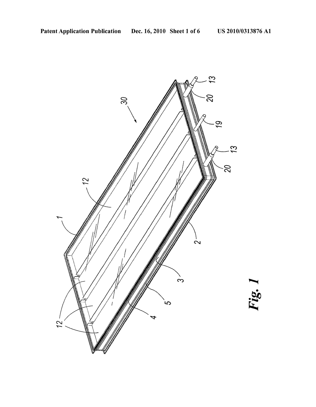 VACUUM SOLAR THERMAL PANEL WITH A VACUUM TIGHT GLASS-METAL SEALING - diagram, schematic, and image 02