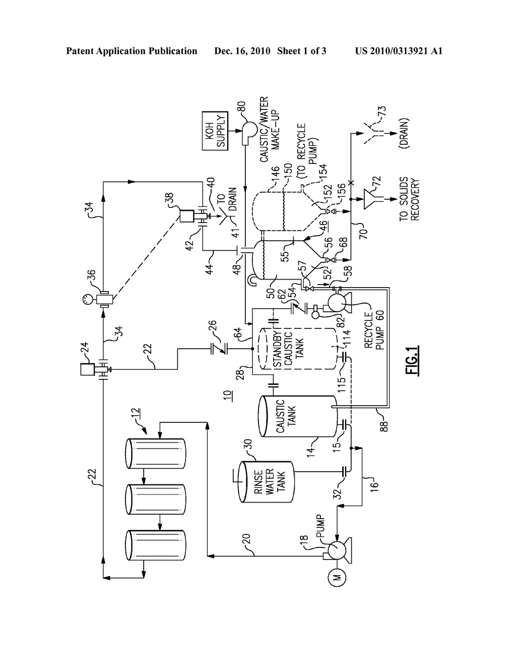 Caustic Recovery System for C.I.P. Cleaning System - diagram, schematic, and image 02