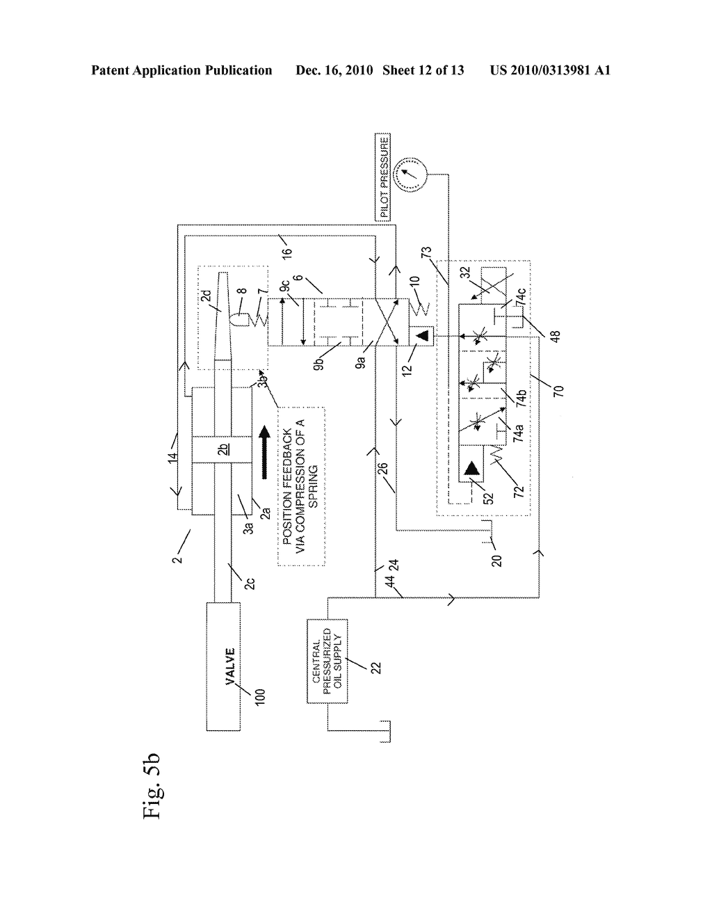 Proportional Position Feedback Hydraulic Servo System - diagram, schematic, and image 13