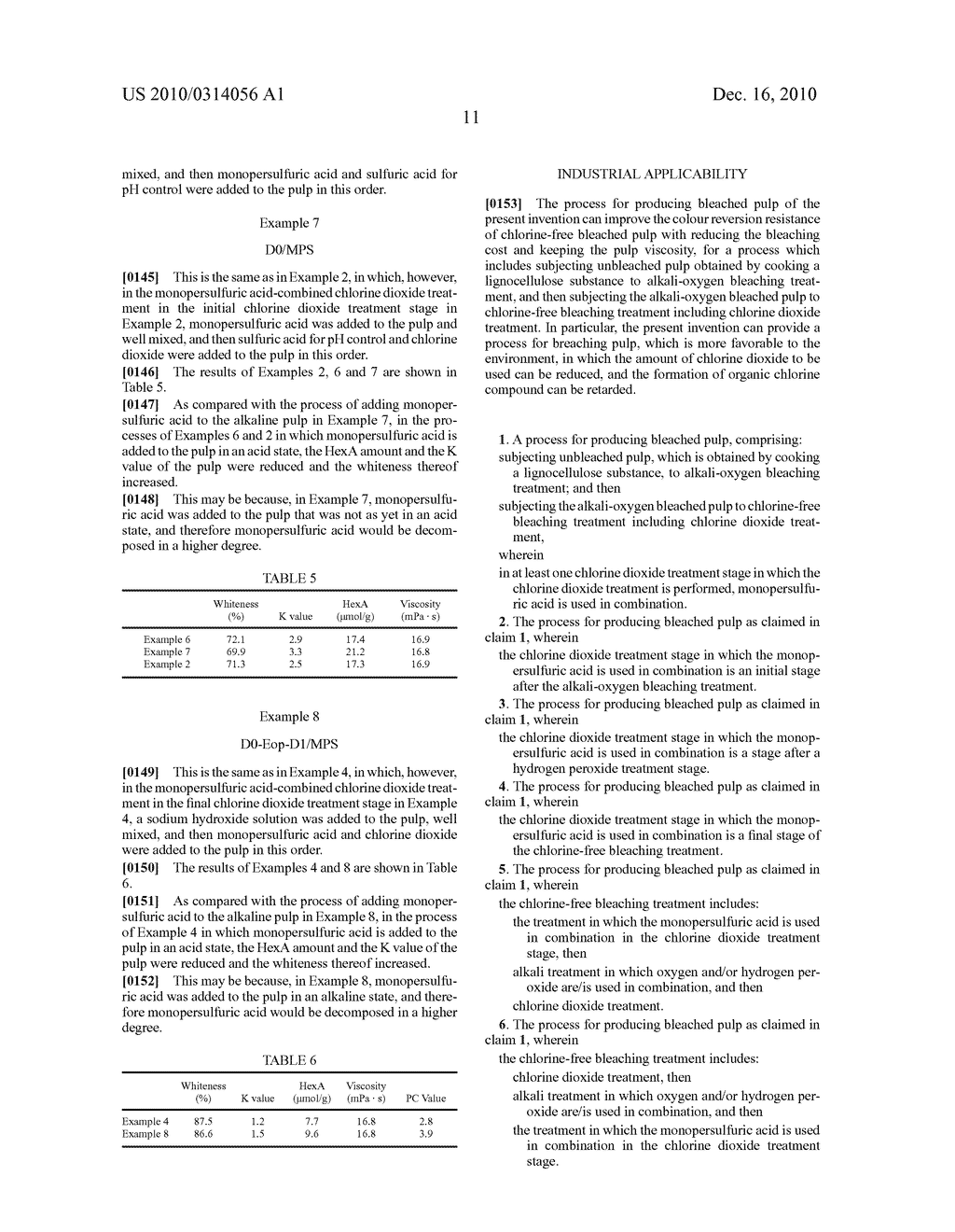 PROCESS FOR PRODUCTION OF BLEACHED PULP - diagram, schematic, and image 12