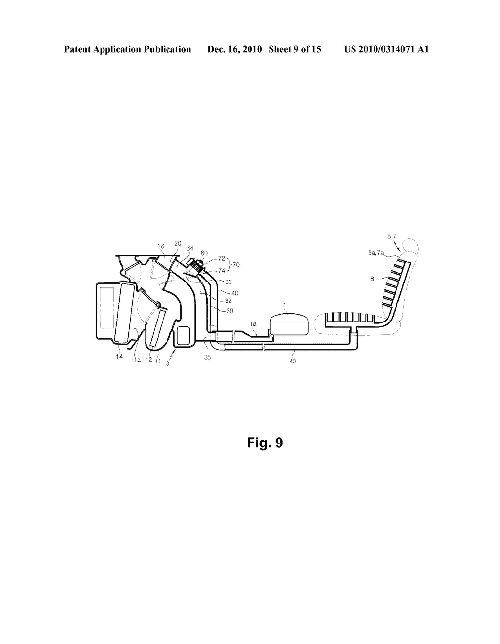 Seat-Air Conditioning System for Automotive Vehicles - diagram, schematic, and image 10