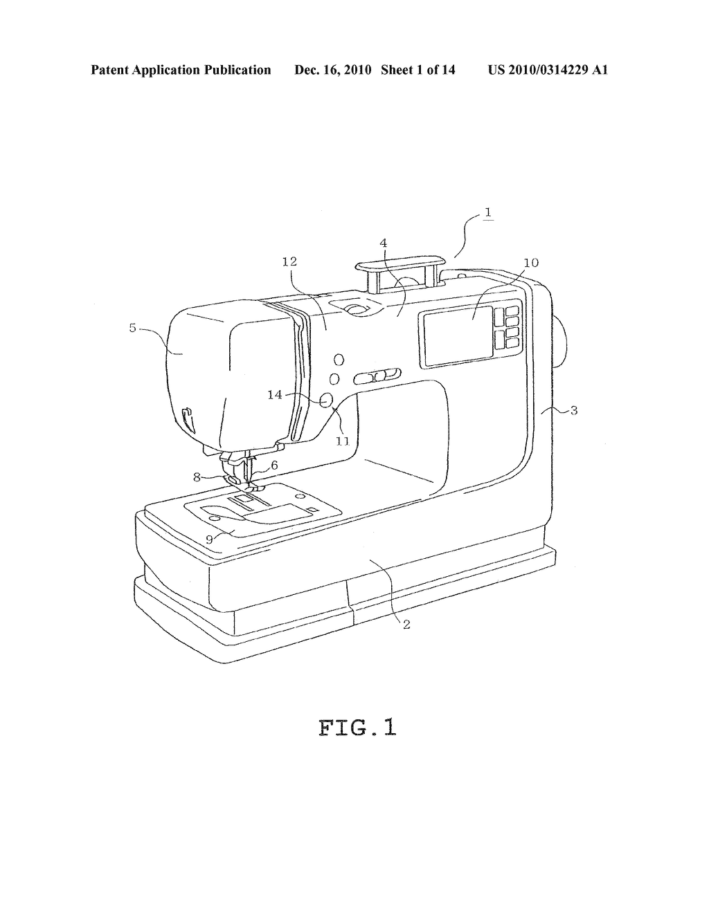 Push button switch device and sewing machine provided therewith - diagram, schematic, and image 02