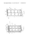 MULTIPLE SEALED BEVERAGE VESSELS IN A CASE diagram and image