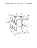 MULTIPLE SEALED BEVERAGE VESSELS IN A CASE diagram and image