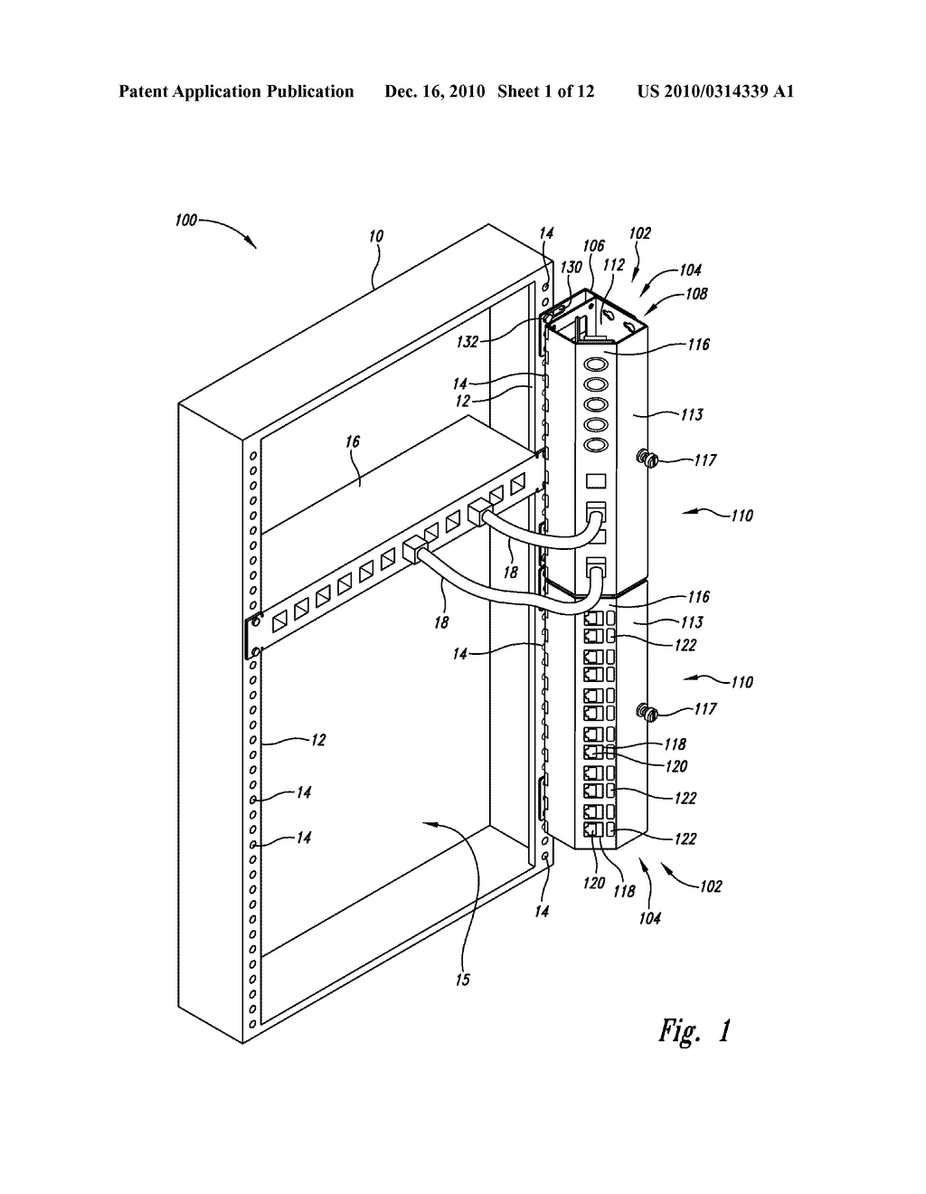 EQUIPMENT RACK PANEL SYSTEM AND METHOD - diagram, schematic, and image 02