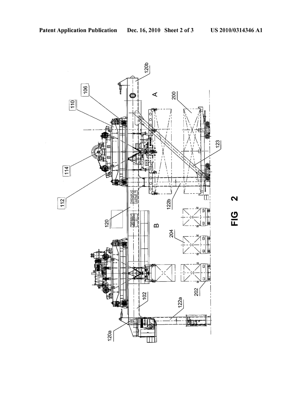 REAR YARD CRANE FOR AUTOMATIC TERMINAL - diagram, schematic, and image 03