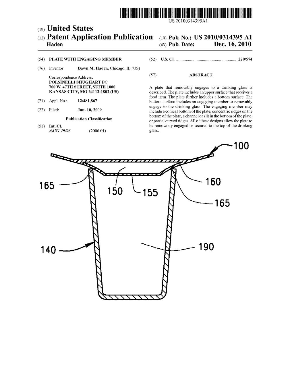 PLATE WITH ENGAGING MEMBER - diagram, schematic, and image 01