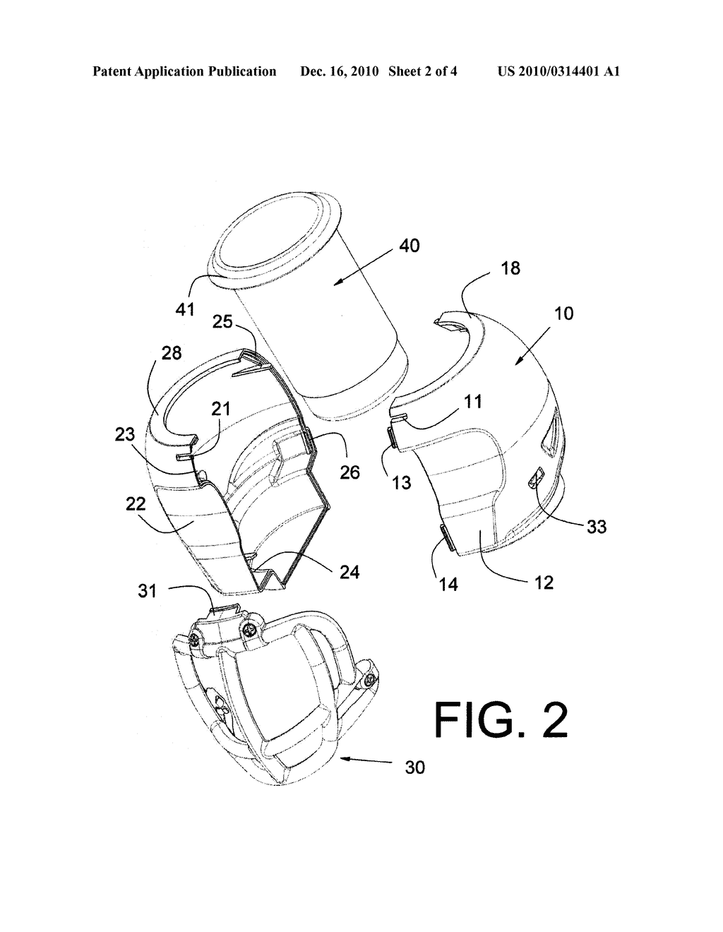 Helmet Shaped drink holder - diagram, schematic, and image 03