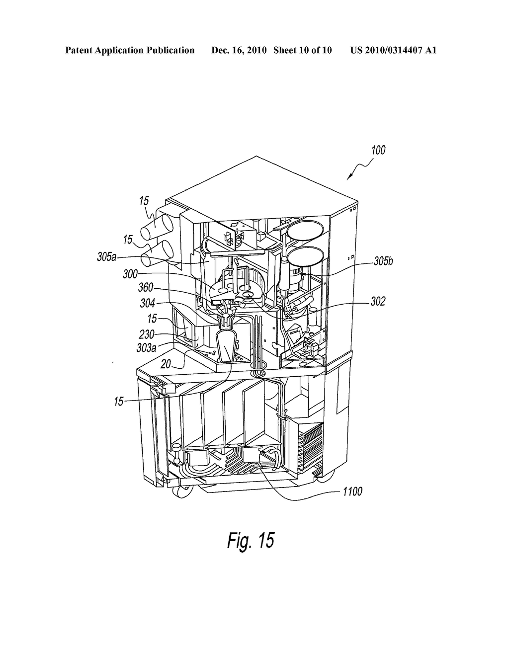 METHOD AND SYSTEM FOR PORTIONING AND DISPENSING ICE - diagram, schematic, and image 11