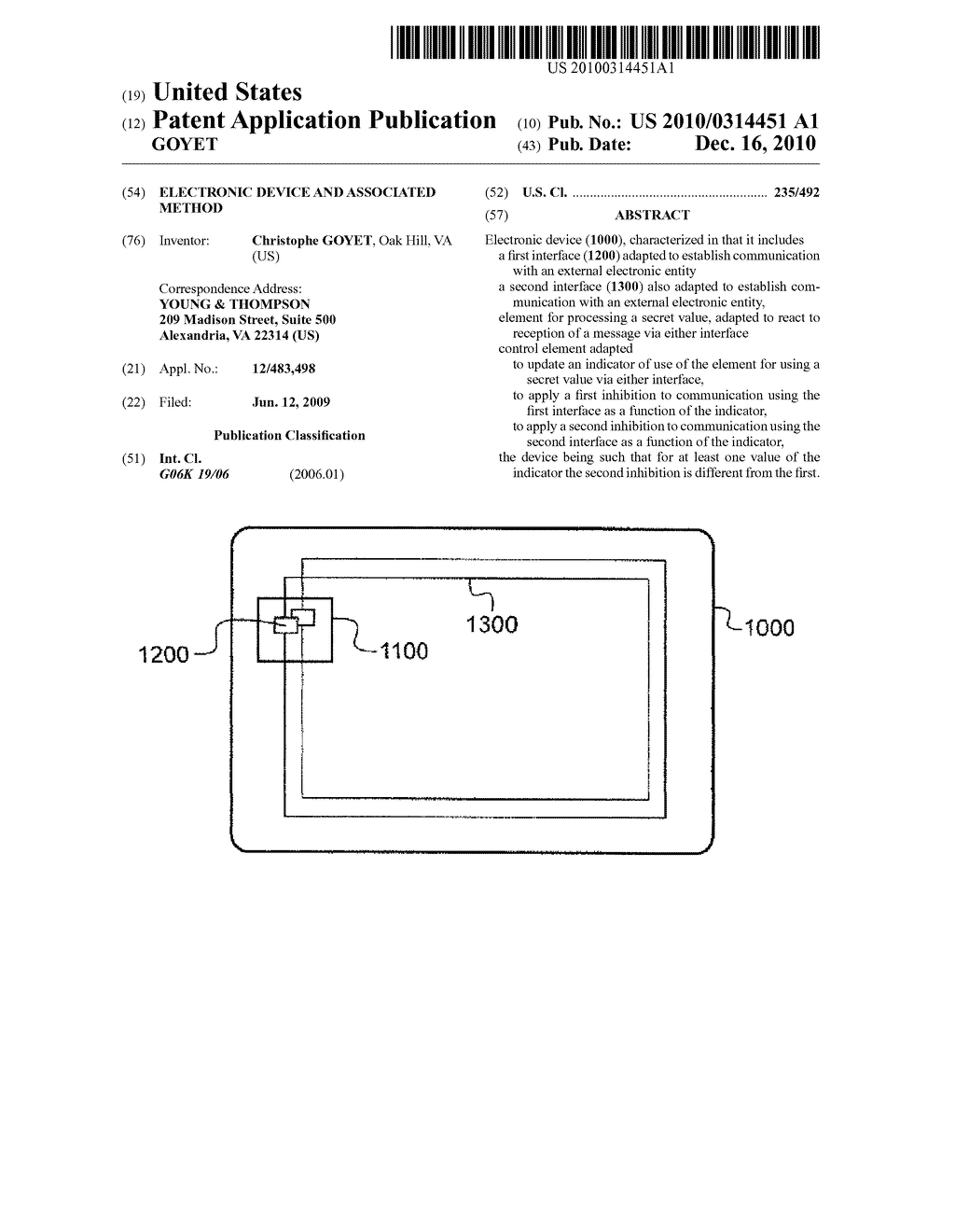 Electronic device and associated method - diagram, schematic, and image 01