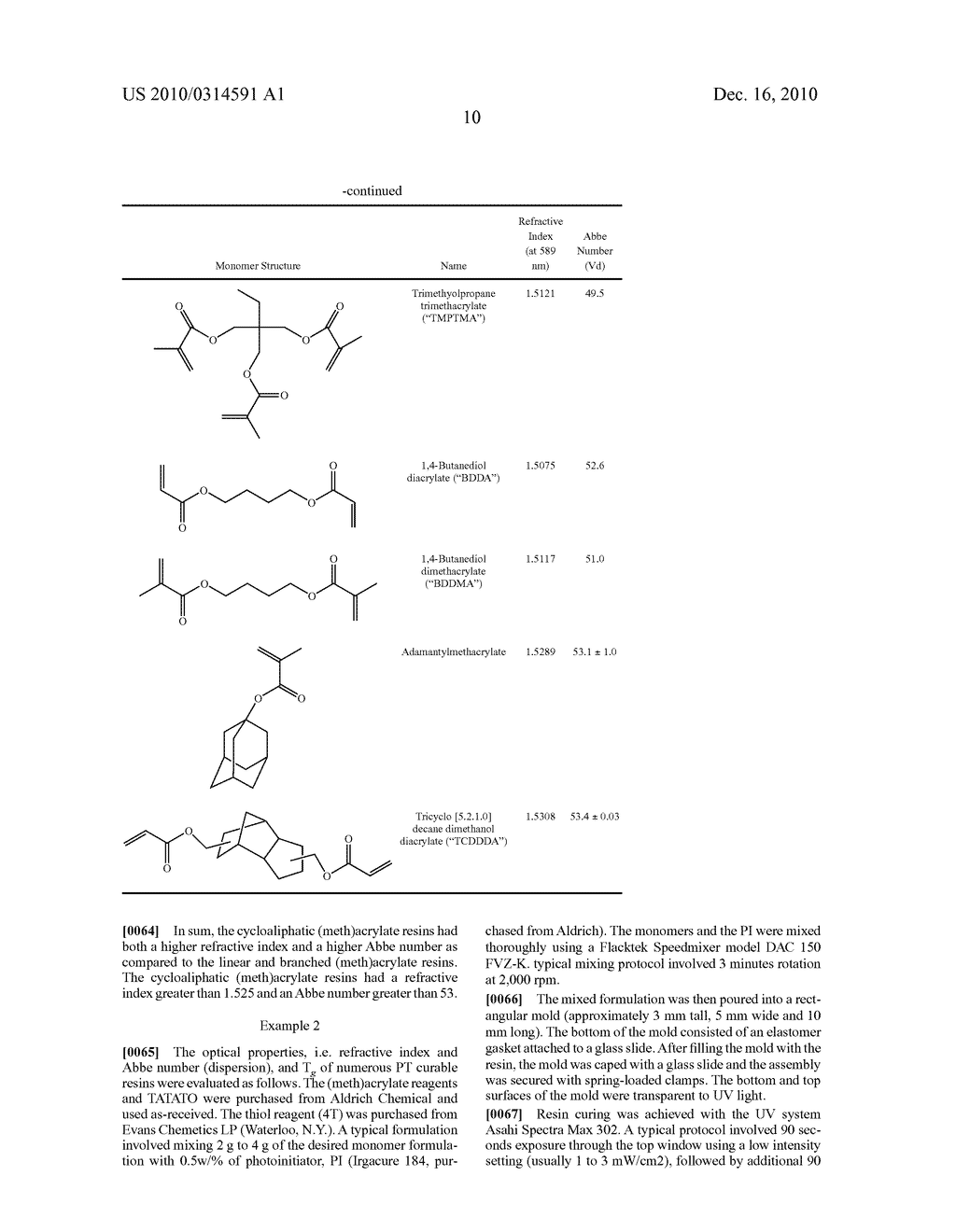 CURABLE RESINS AND ARTICLES MADE THEREFROM - diagram, schematic, and image 11