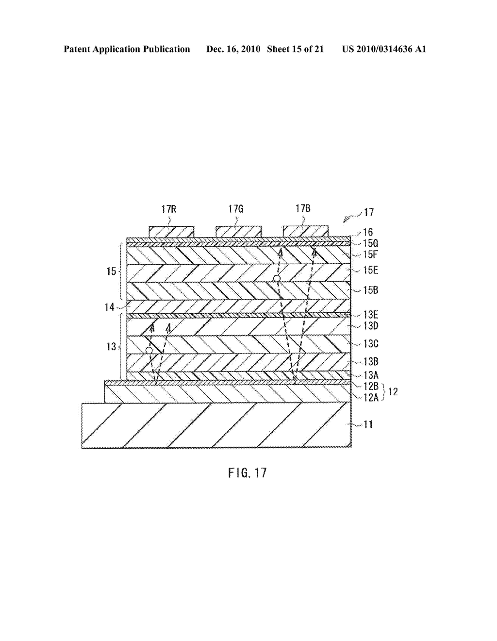 ORGANIC LIGHT EMITTING DEVICE, DISPLAY UNIT INCLUDING THE SAME, AND ILLUMINATING DEVICE INCLUDING THE SAME - diagram, schematic, and image 16