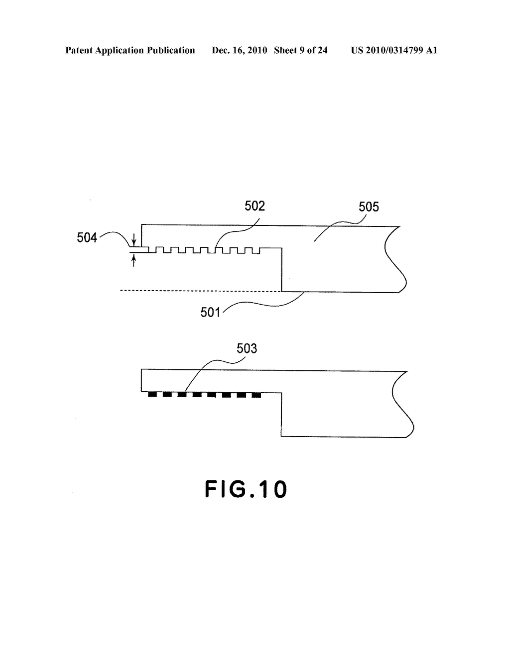 PATTERN FORMING METHOD AND PATTERN FORMING APPARATUS IN WHICH A SUBSTRATE AND A MOLD ARE ALIGNED IN AN IN-PLANE DIRECTION - diagram, schematic, and image 10