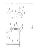 Saddle stitcher with alignment paddle diagram and image