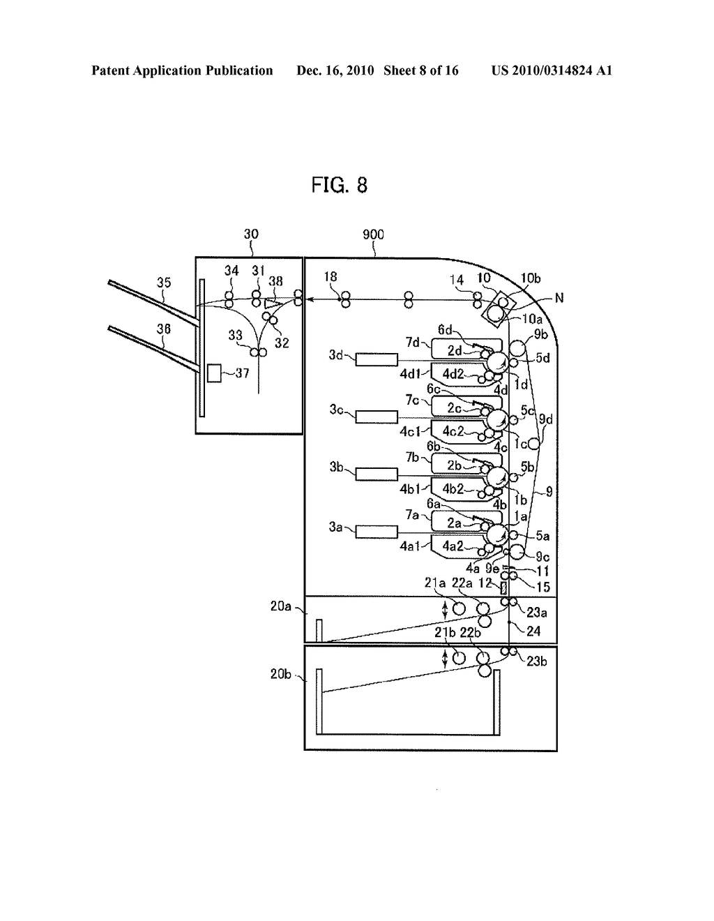 IMAGE FORMING SYSTEM AND CONTROL METHOD THEREFOR, AND CONTROL UNIT FOR IMAGE FORMING APPARATUS - diagram, schematic, and image 09