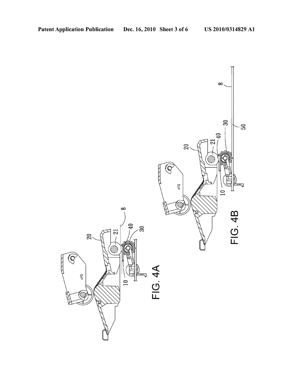 SUPPORTING PLATE FOR AUTOMATIC DOCUMENT FEEDER AND PAPER OUTPUT MECHANISM USING SAME - diagram, schematic, and image 04