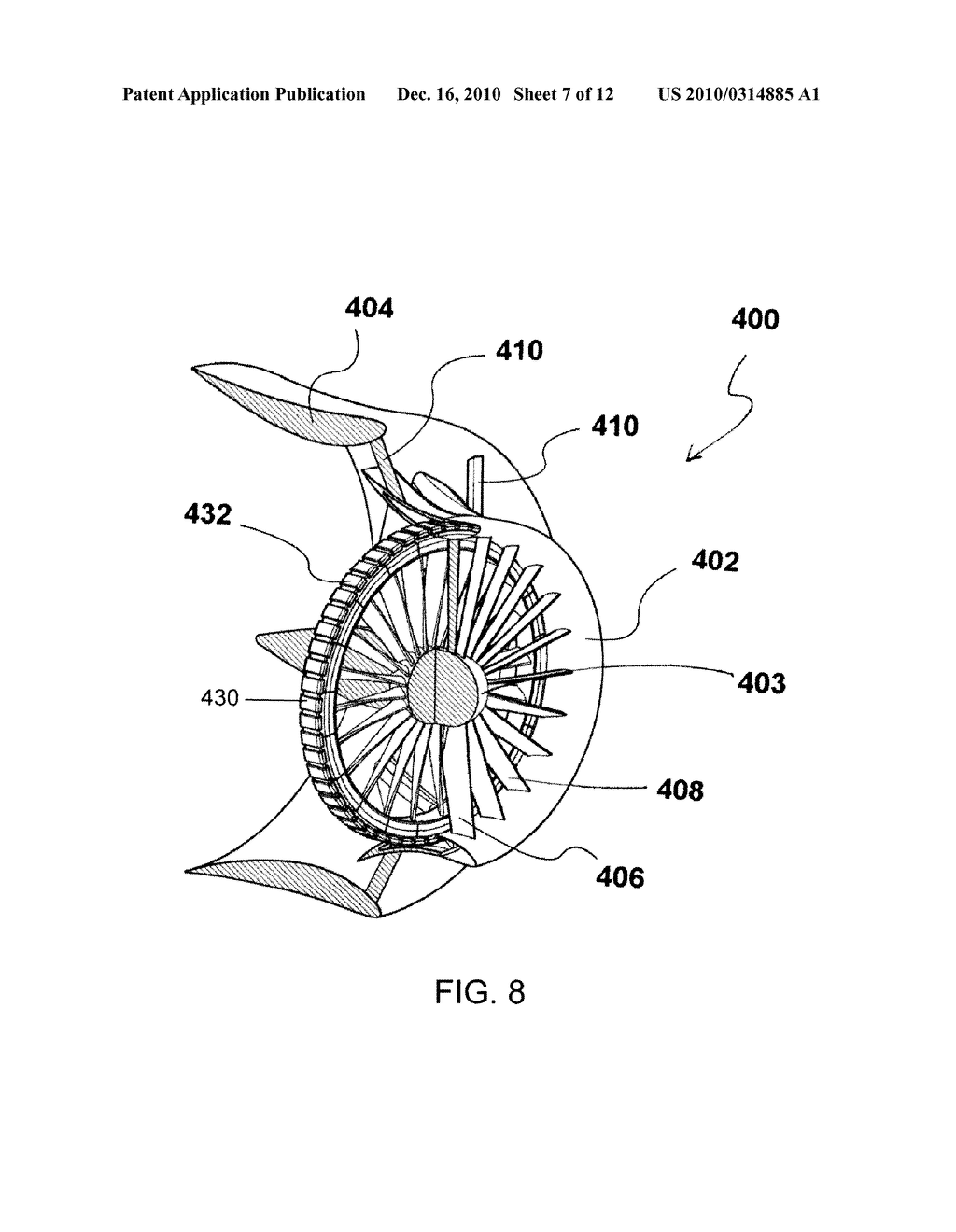 SHROUDED WIND TURBINE WITH RIM GENERATOR AND HALBACH ARRAY - diagram, schematic, and image 08