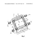 ASSEMBLY OF A TAILGATE SHELL AND OF A COMPONENT INTENDED TO BE ATTACHED TO THE SHELL diagram and image