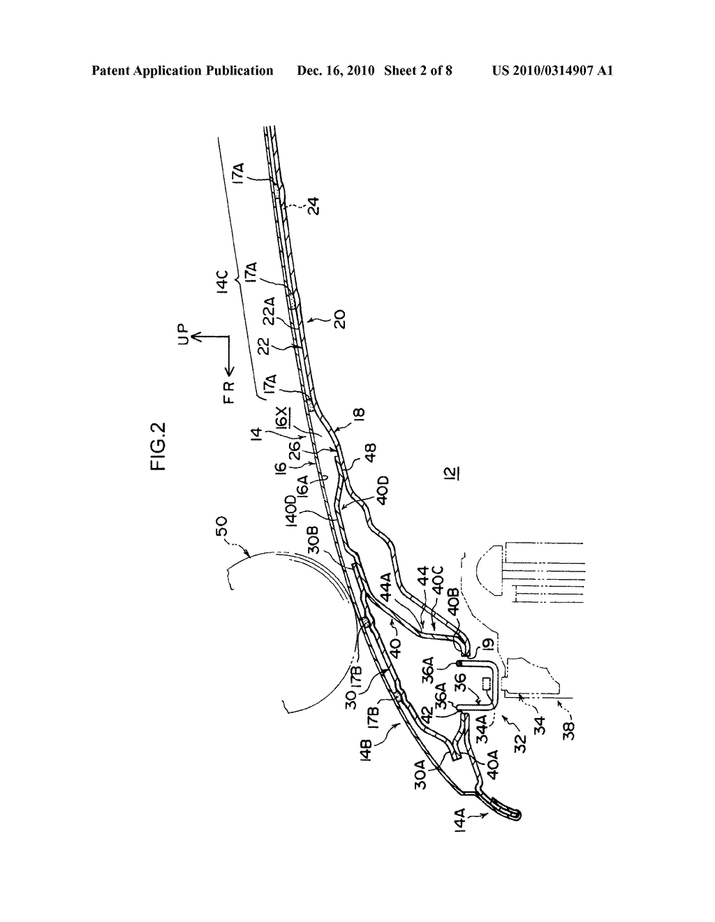 VEHICULAR HOOD STRUCTURE - diagram, schematic, and image 03