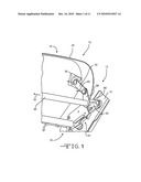 SEAT HAVING TILTABLE SEAT CUSHION diagram and image