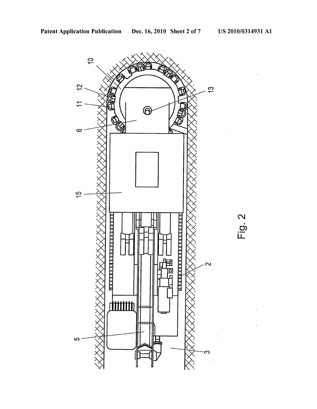 Heading Machine Having Cutting Unit Made of Disc Tools - diagram, schematic, and image 03