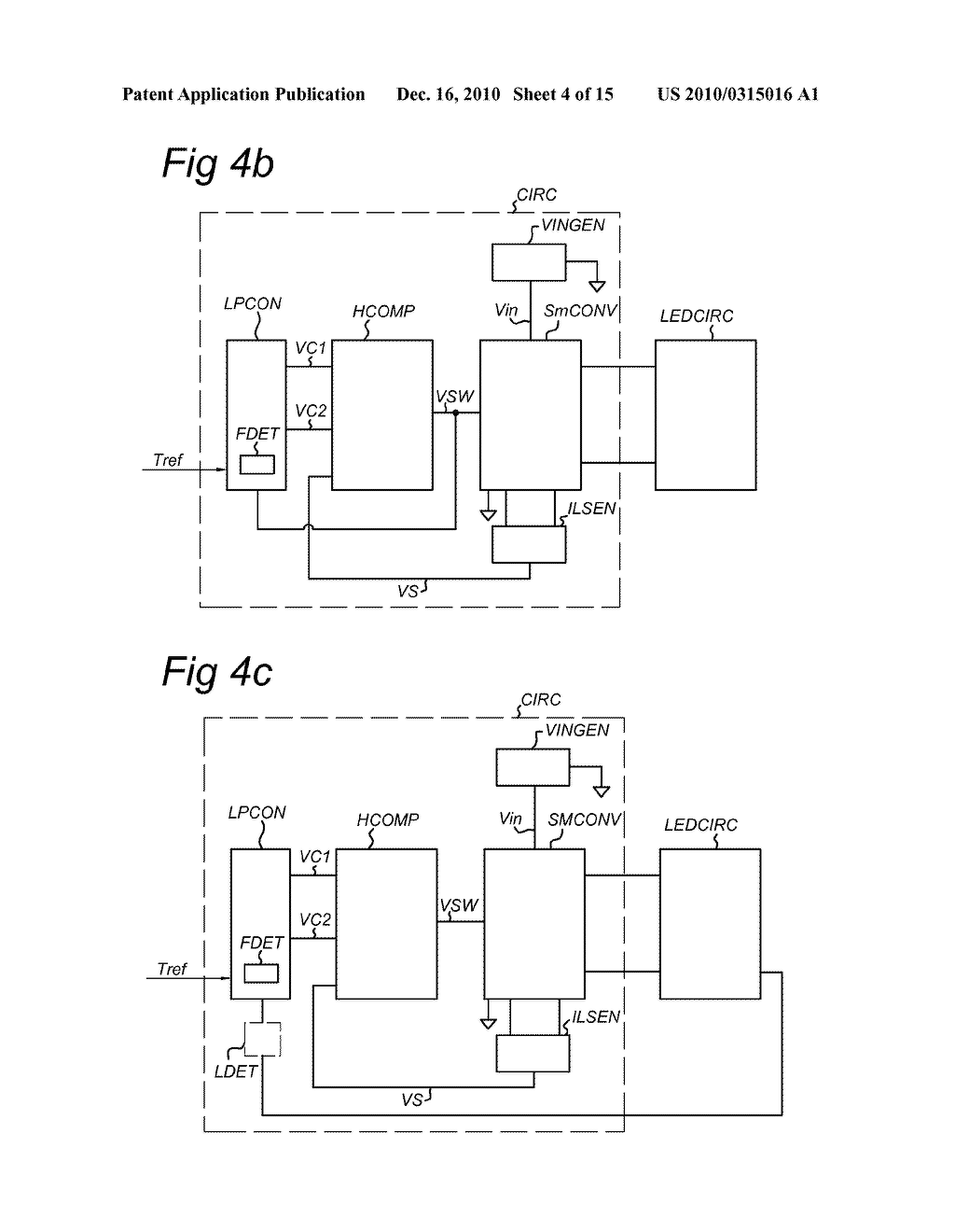 METHOD AND CIRCUIT ARRANGEMENT FOR REGULATING A LED CURRENT FLOWING THROUGH A LED CIRCUIT ARRANGEMENT, AND ASSOCIATED CIRCUIT COMPOSITION AND LIGHTING SYSTEM - diagram, schematic, and image 05