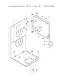 CHARGER AND COMBINATION OF THE CHARGER AND A SOCKET PANEL diagram and image