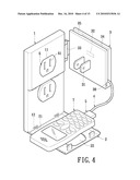 CHARGER AND COMBINATION OF THE CHARGER AND A SOCKET PANEL diagram and image