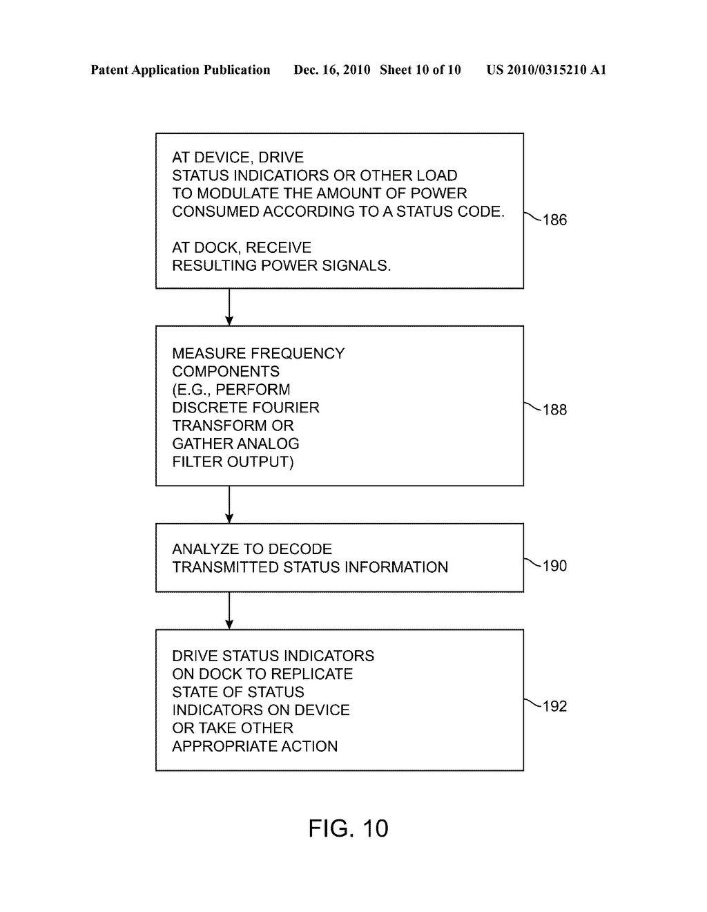 ELECTRONIC DEVICE DOCK WITH REPLICATING STATUS INDICATOR - diagram, schematic, and image 11