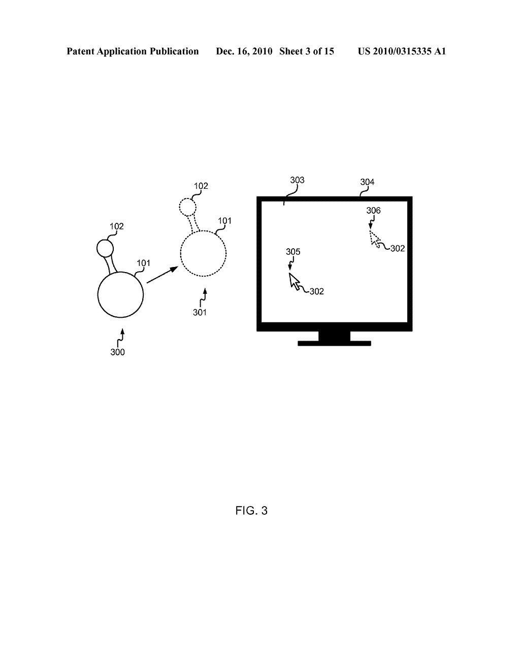 Pointing Device with Independently Movable Portions - diagram, schematic, and image 04