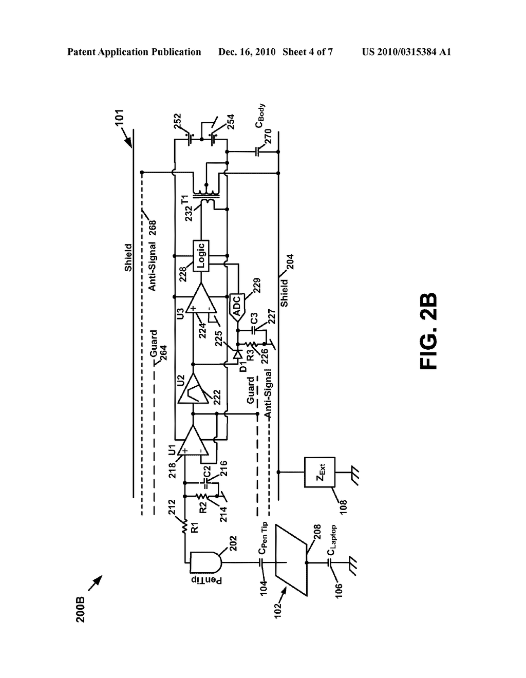 UNTETHERED ACTIVE PEN AND A METHOD FOR COMMUNICATING WITH A CAPACITIVE SENSING DEVICE USING THE UNTETHERED ACTIVE PEN - diagram, schematic, and image 05