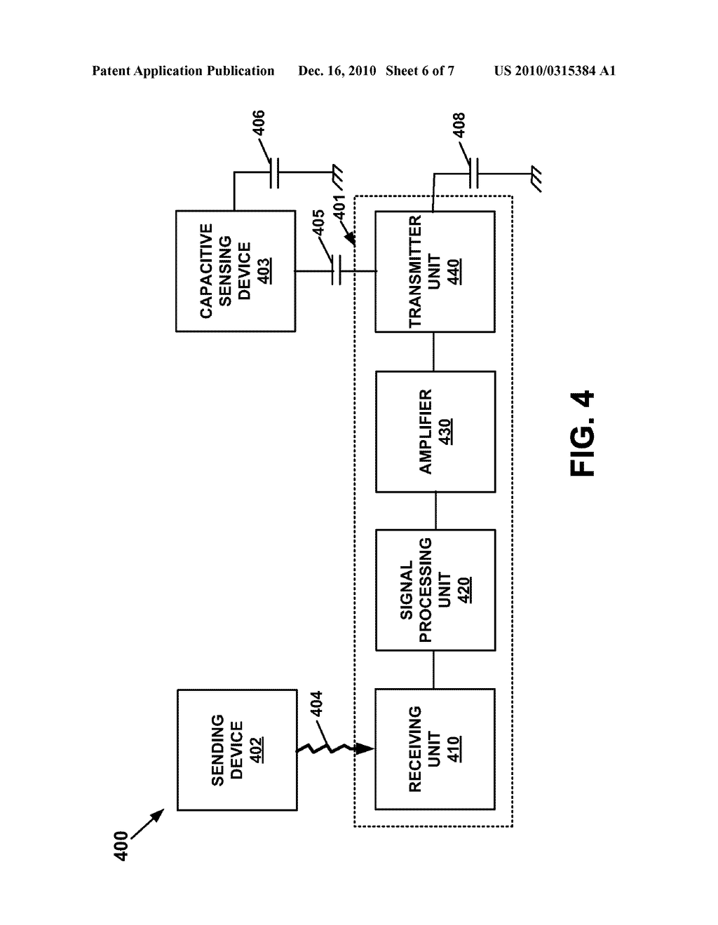 UNTETHERED ACTIVE PEN AND A METHOD FOR COMMUNICATING WITH A CAPACITIVE SENSING DEVICE USING THE UNTETHERED ACTIVE PEN - diagram, schematic, and image 07