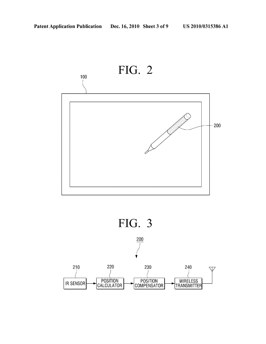 METHOD FOR COMPENSATING POSITION OF POINTING DEVICE AND POINTING DEVICE EMPLOYING THE SAME - diagram, schematic, and image 04