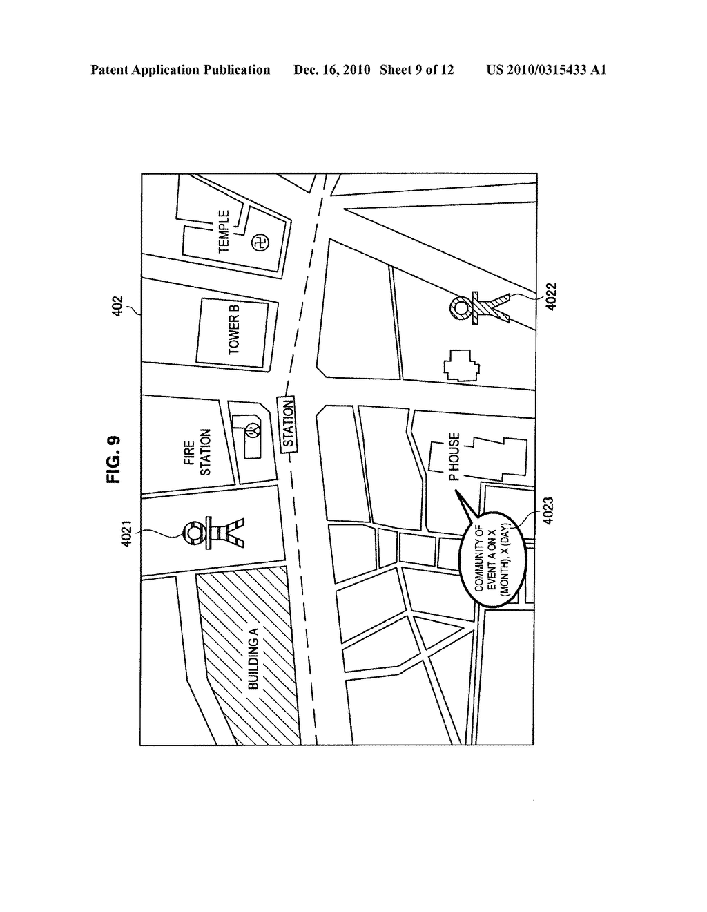 MOBILE TERMINAL, SERVER DEVICE, COMMUNITY GENERATION SYSTEM, DISPLAY CONTROL METHOD, AND PROGRAM - diagram, schematic, and image 10