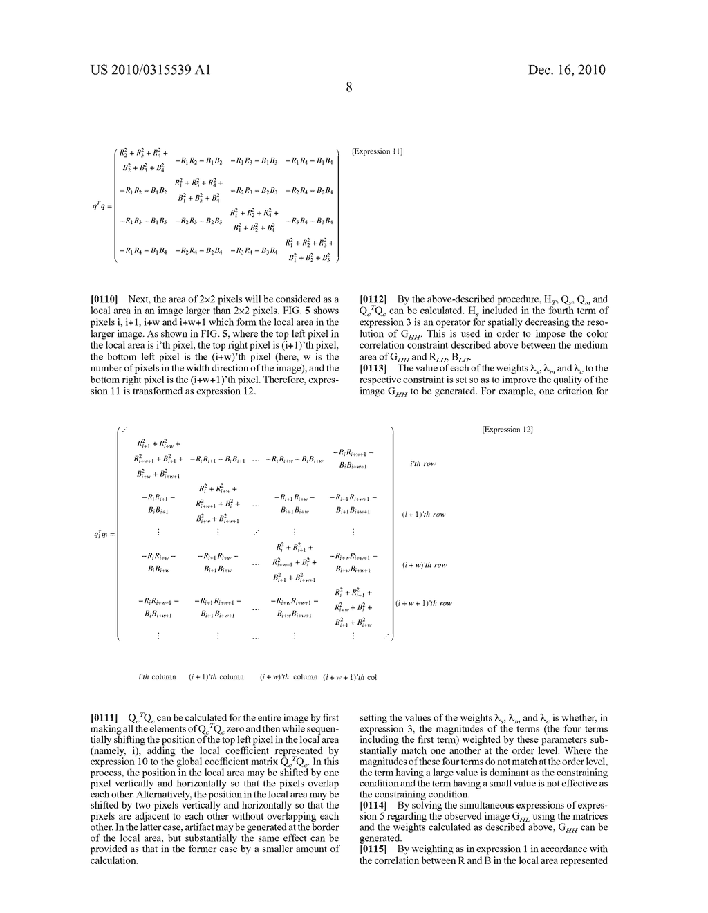 IMAGE PICKING-UP PROCESSING DEVICE, IMAGE PICKING-UP DEVICE, IMAGE PROCESSING METHOD AND COMPUTER PROGRAM - diagram, schematic, and image 22