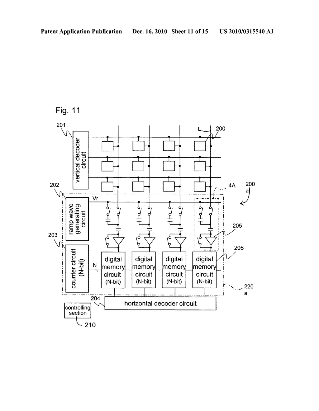 A/D converter, solid-state image capturing apparatus and electronic information device - diagram, schematic, and image 12