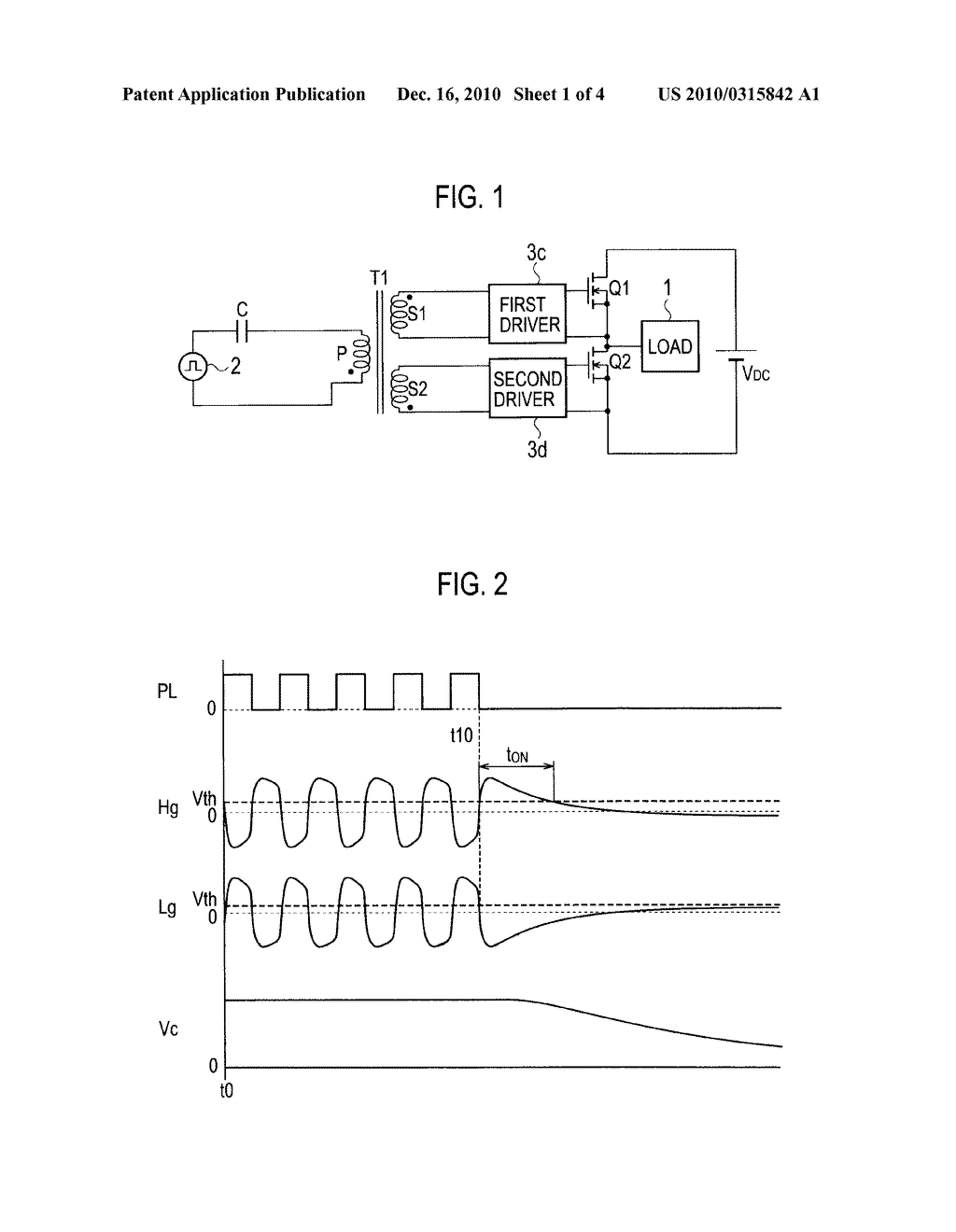 DRIVE CIRCUIT FOR SEMICONDUCTOR SWITCHING ELEMENT - diagram, schematic, and image 02