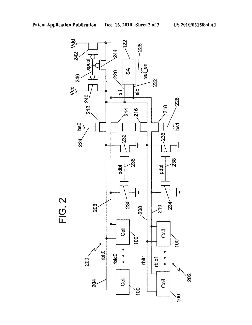 Low Power Sensing In a Multi-Port Sram Using Pre-Discharged Bit Lines - diagram, schematic, and image 03