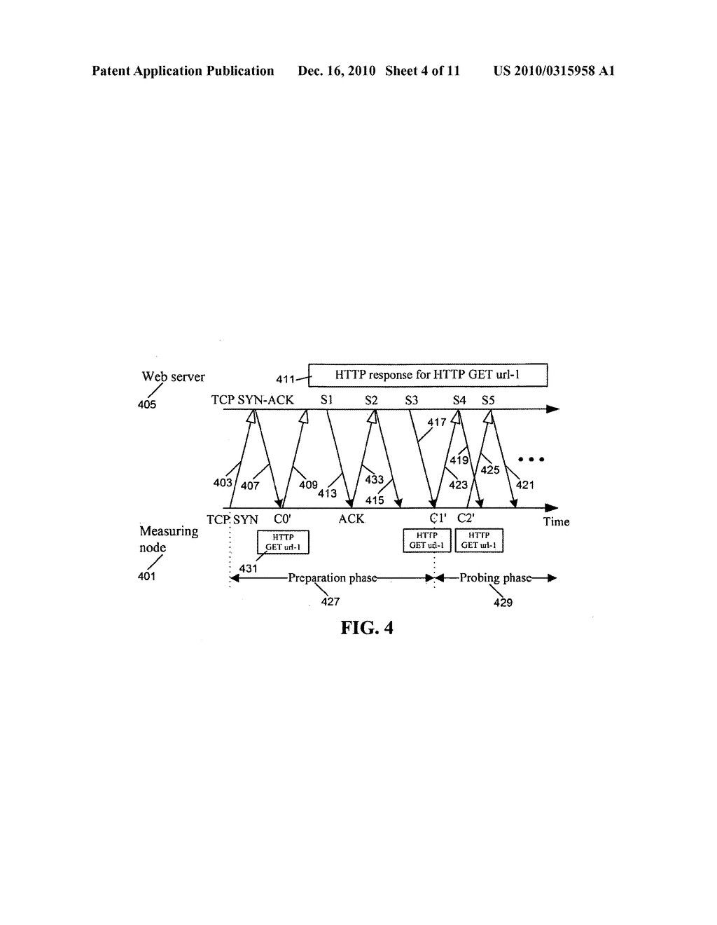 METHOD FOR NON-COOPERATIVE MEASUREMENT OF NETWORK DATA-PATH QUALITY - diagram, schematic, and image 05
