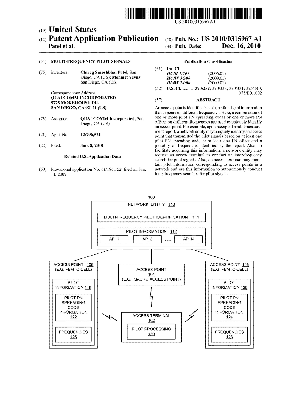 MULTI-FREQUENCY PILOT SIGNALS - diagram, schematic, and image 01