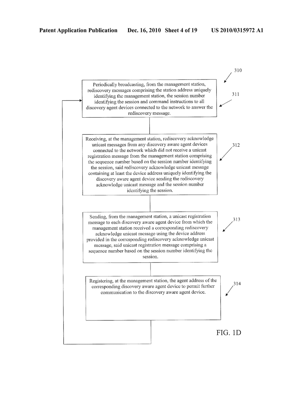 DISCOVERY AND REDISCOVERY PROTOCOL METHOD AND SYSTEM - diagram, schematic, and image 05