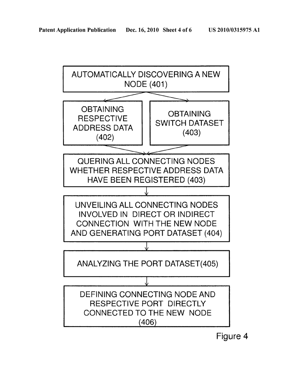 METHOD AND SYSTEM FOR DETERMINING PHYSICAL CONNECTIVITY IN A DYNAMIC NETWORK - diagram, schematic, and image 05