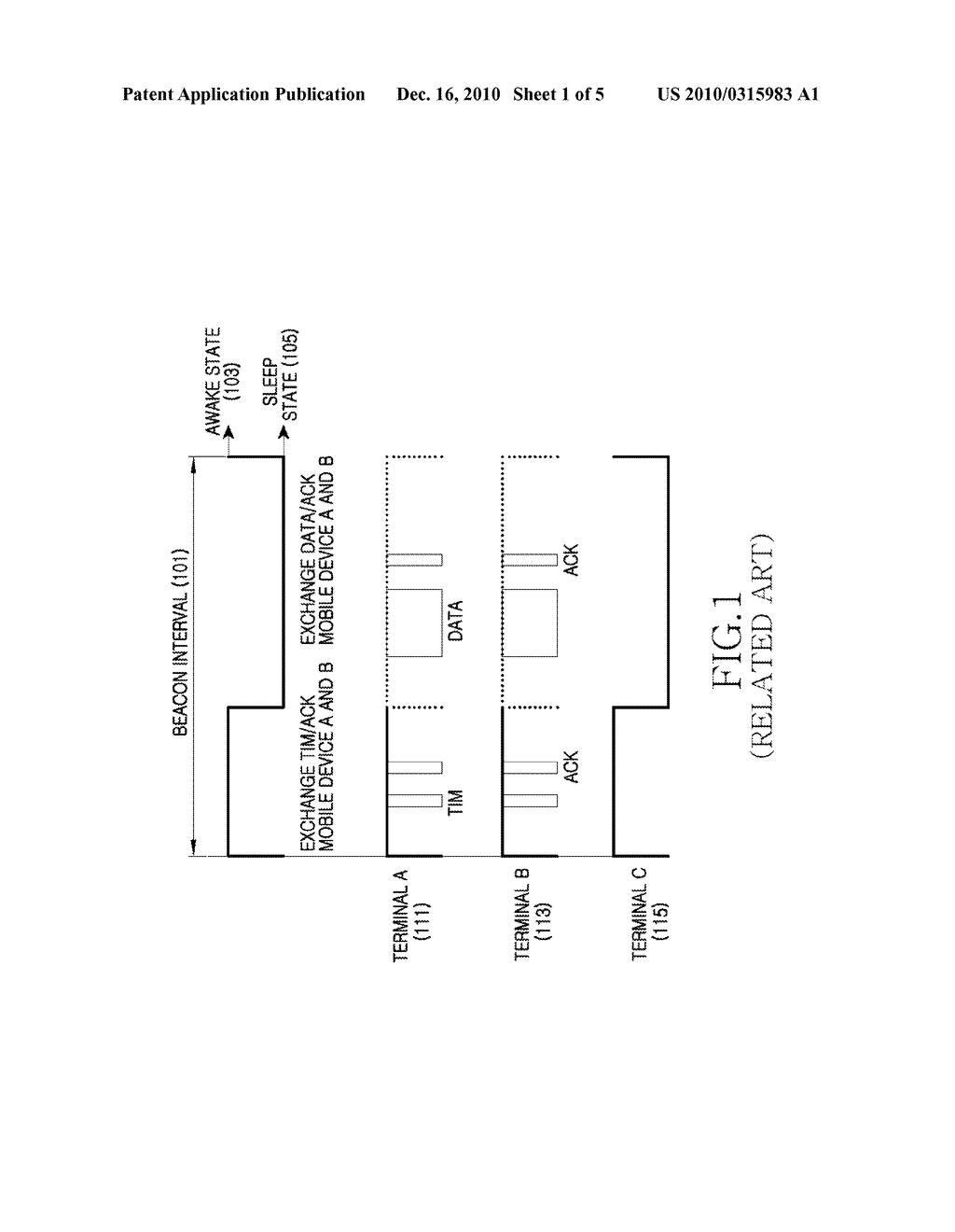 METHOD AND APPARATUS FOR MANAGING POWER OF WLAN MODULE IN PORTABLE TERMINAL - diagram, schematic, and image 02