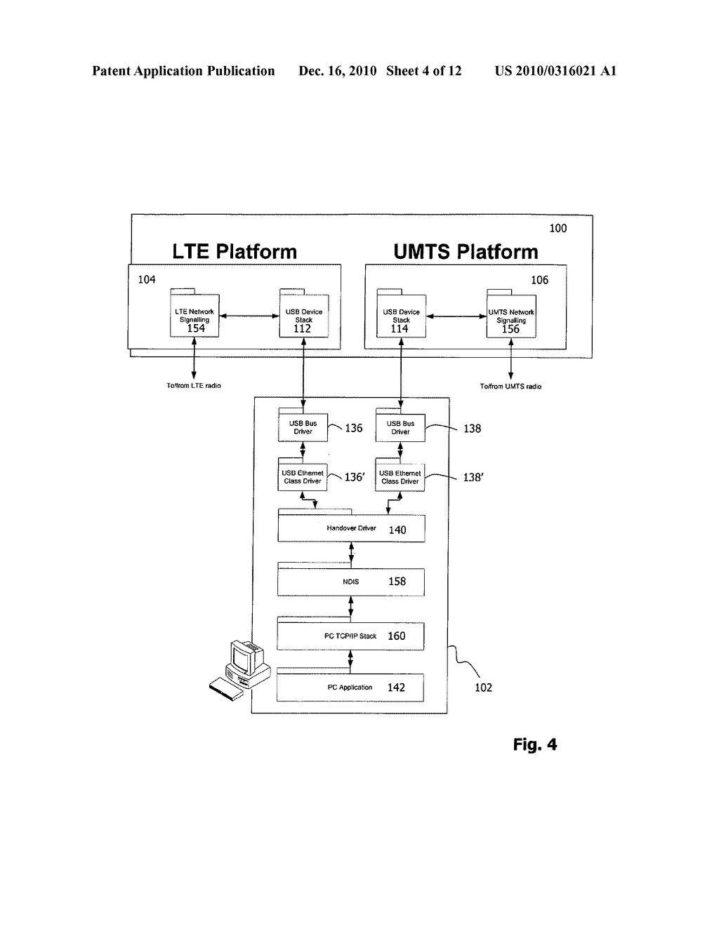 TECHNIQUE FOR TRANSFERRING DATA BETWEEN AN APPLICATION AND A NETWORK - diagram, schematic, and image 05